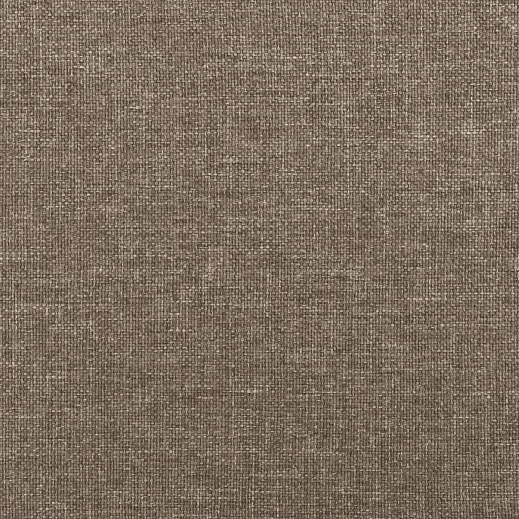 Tăblie de pat gri taupe 160x5x118/128 cm, material textil GartenMobel Dekor