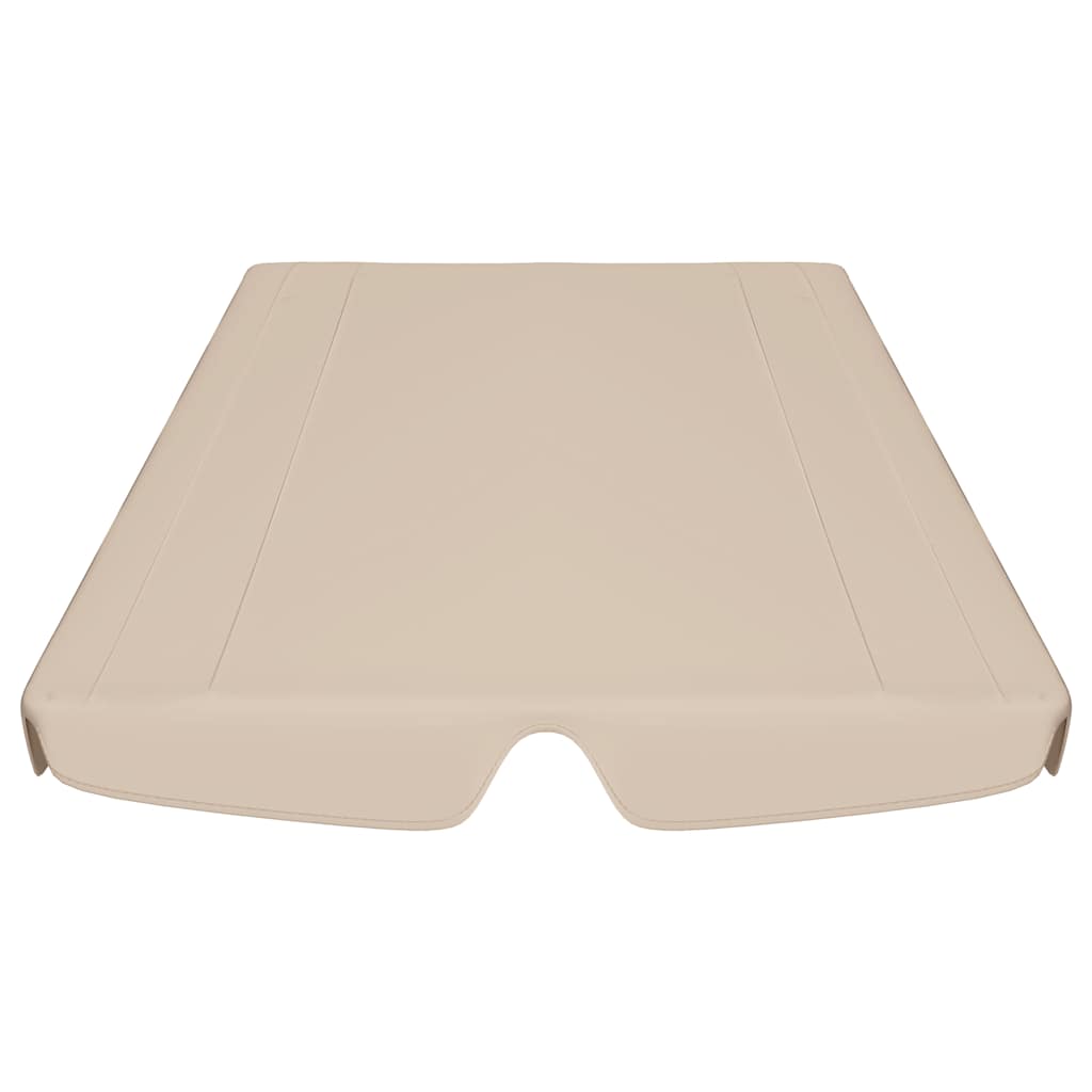 Copertină de rezervă leagăn grădină, bej, 188/168x145/110cm GartenMobel Dekor