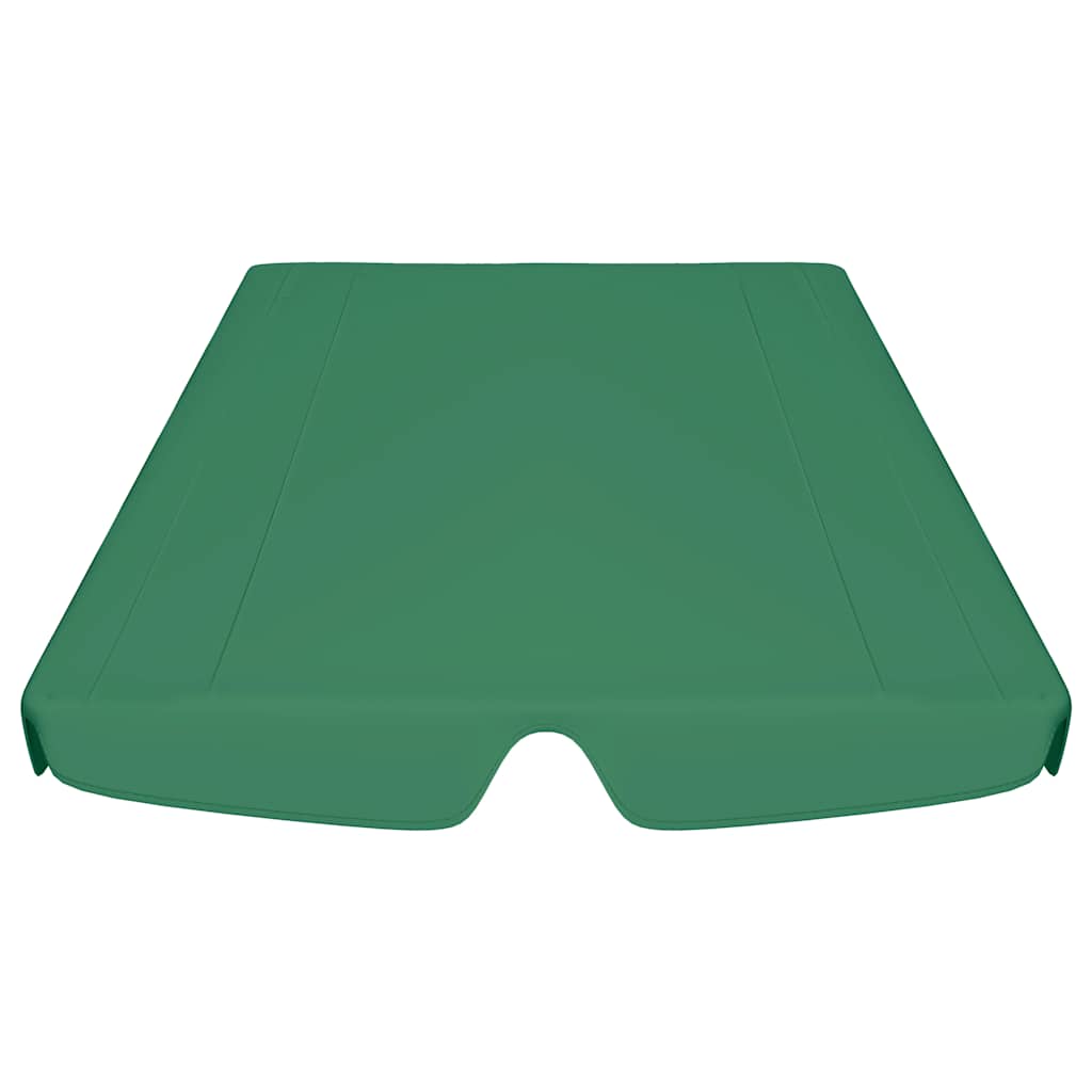 Copertină de rezervă leagăn grădină, verde, 188/168x145/110cm GartenMobel Dekor