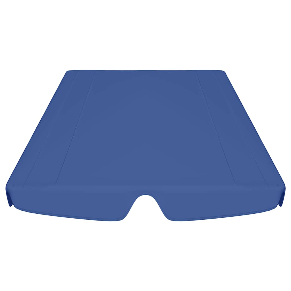 Copertină de rezervă leagăn grădină albastru 188/168x145/110cm GartenMobel Dekor