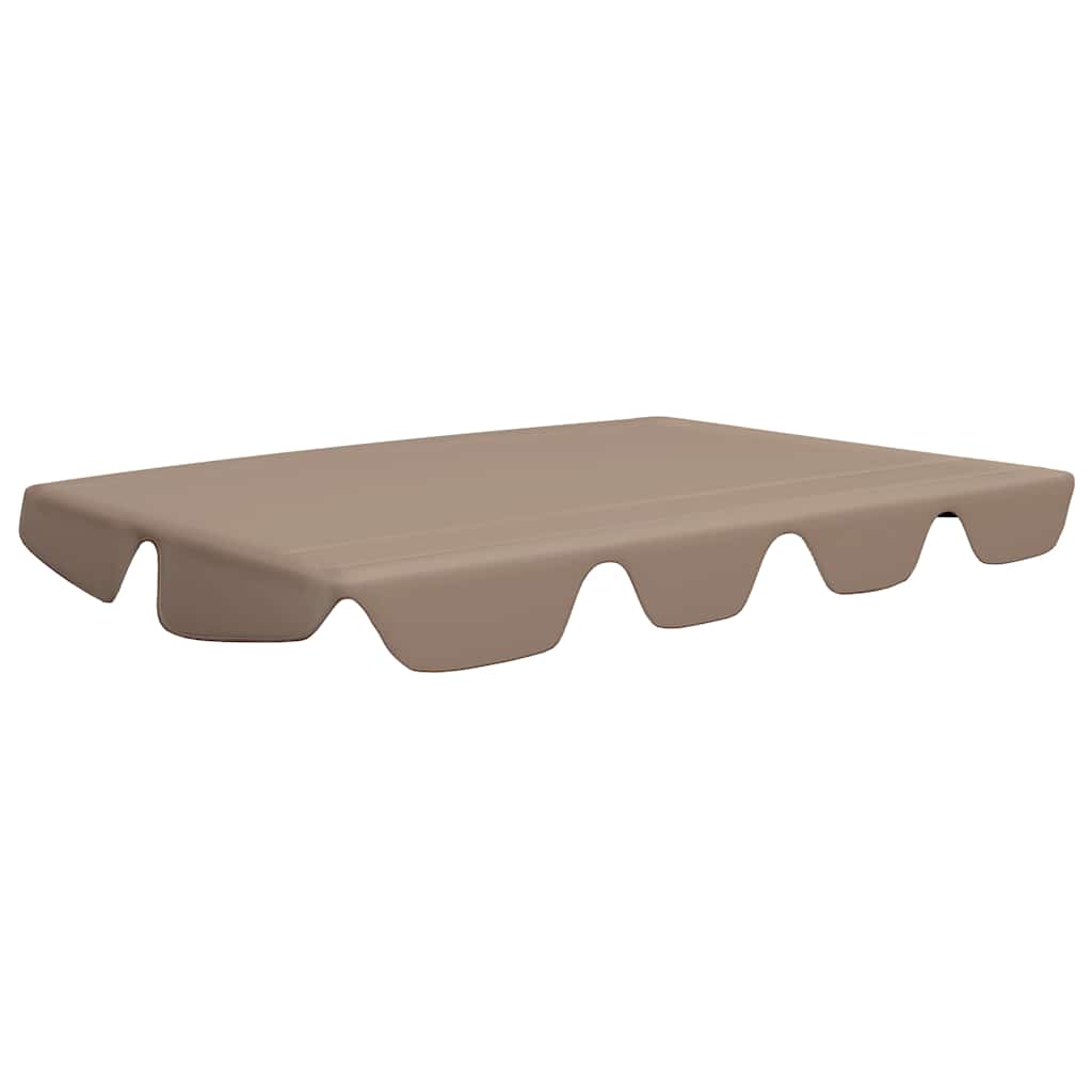 Copertină de rezervă leagăn grădină gri taupe 188/168x145/110cm GartenMobel Dekor