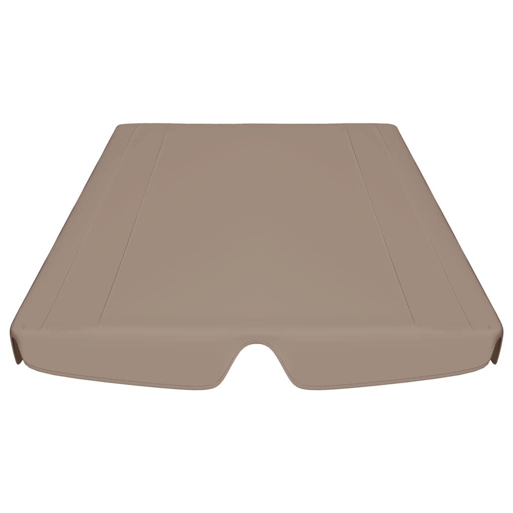 Copertină de rezervă leagăn grădină gri taupe 188/168x145/110cm GartenMobel Dekor