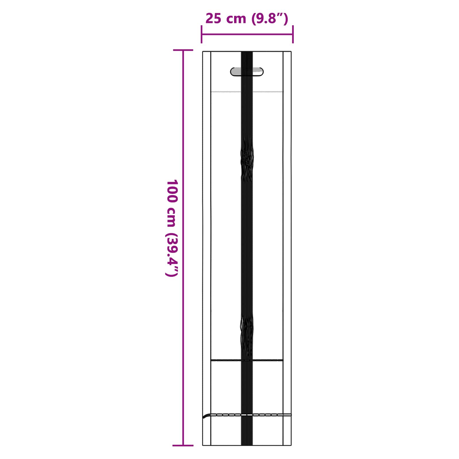 Saci cu nisip 25 pcs Verde închis 100 x 25 cm HDPE GartenMobel Dekor