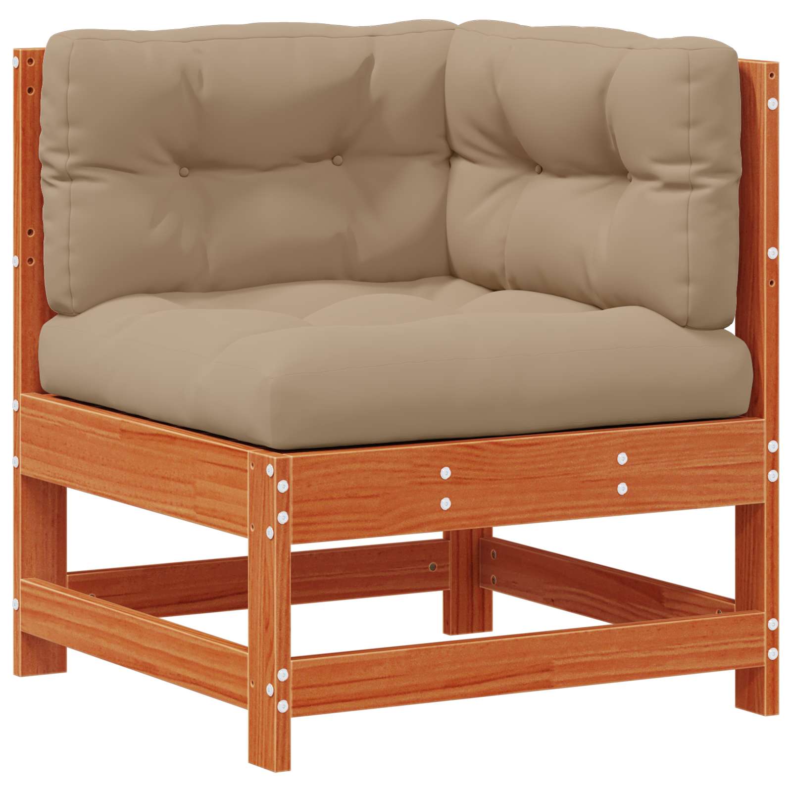 Set de lounge pentru grădină 7 pcs Maro Ceară Lemn masiv de pin GartenMobel Dekor