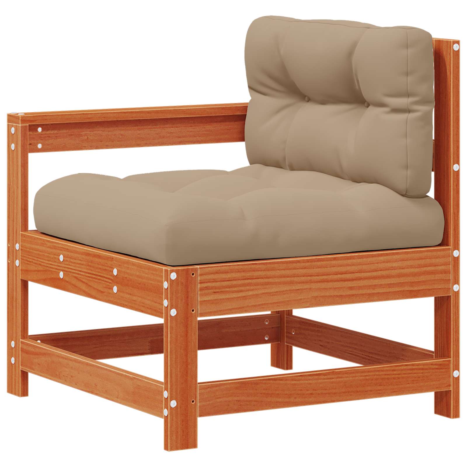 Set de lounge pentru grădină 7 pcs Maro Ceară Lemn masiv de pin GartenMobel Dekor