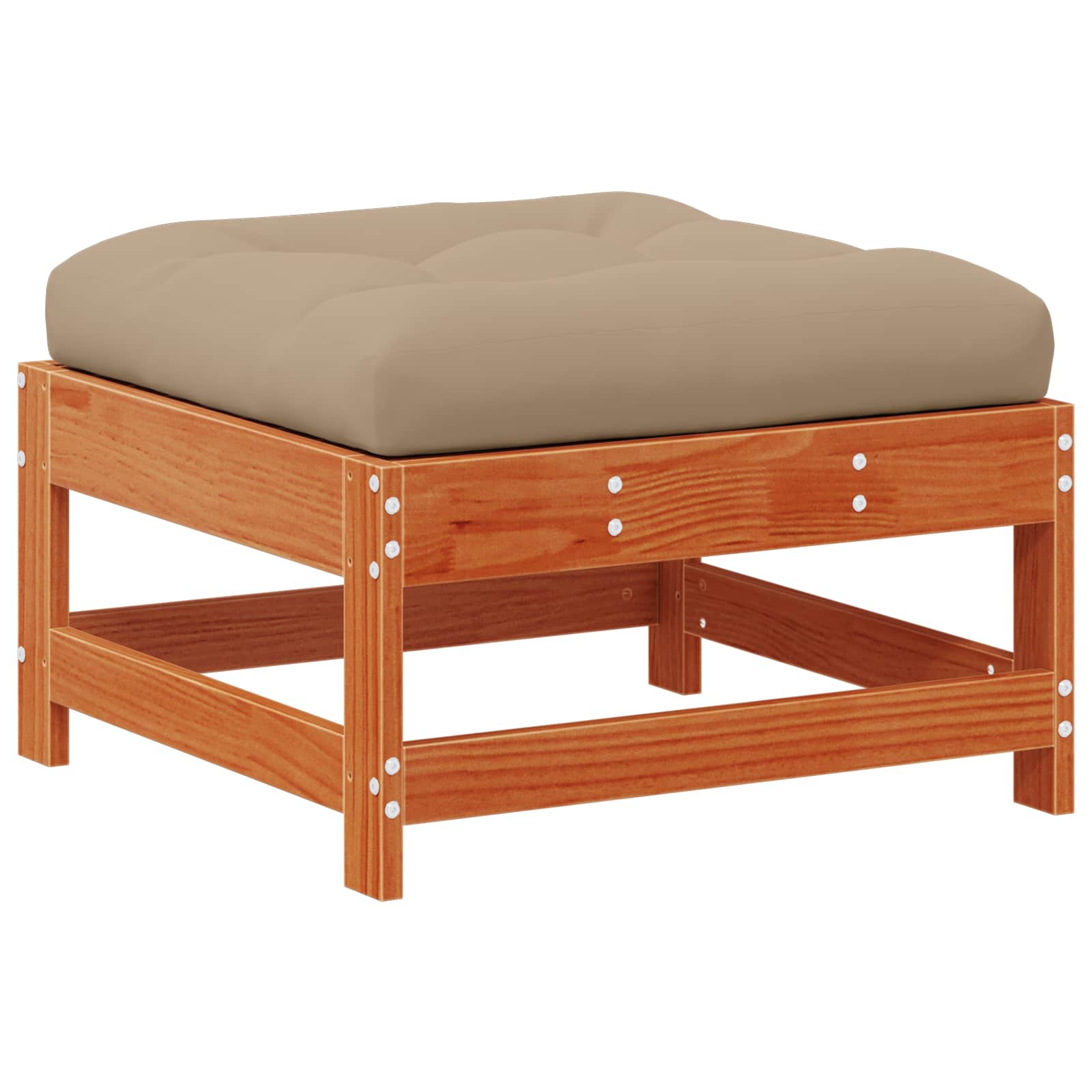 Set de lounge pentru grădină 7 pcs Maro Ceară Lemn masiv de pin GartenMobel Dekor