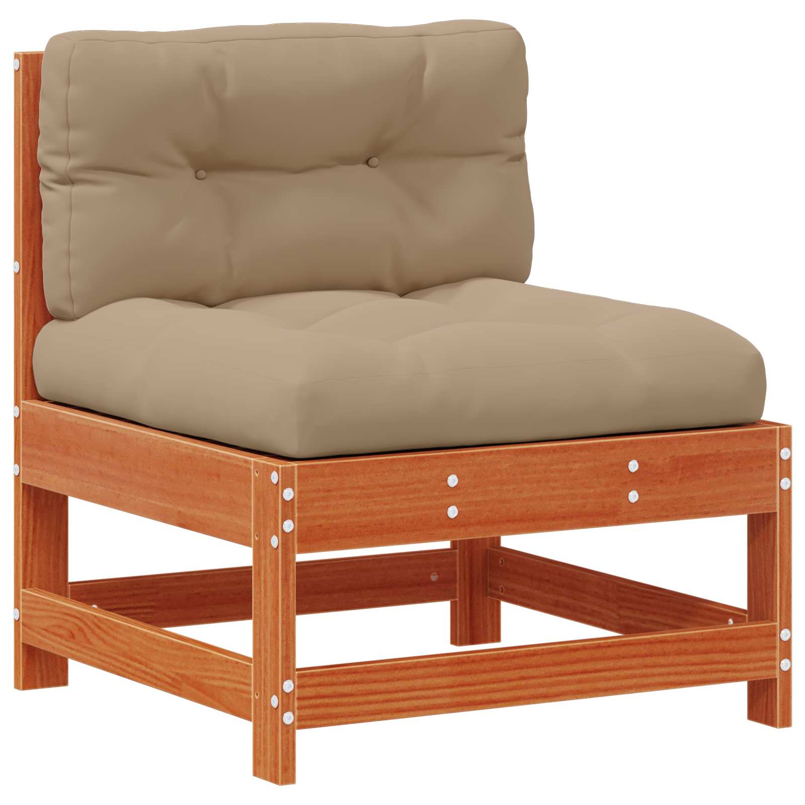 Set de lounge pentru grădină 7 pcs Maro Ceară Lemn masiv de pin GartenMobel Dekor