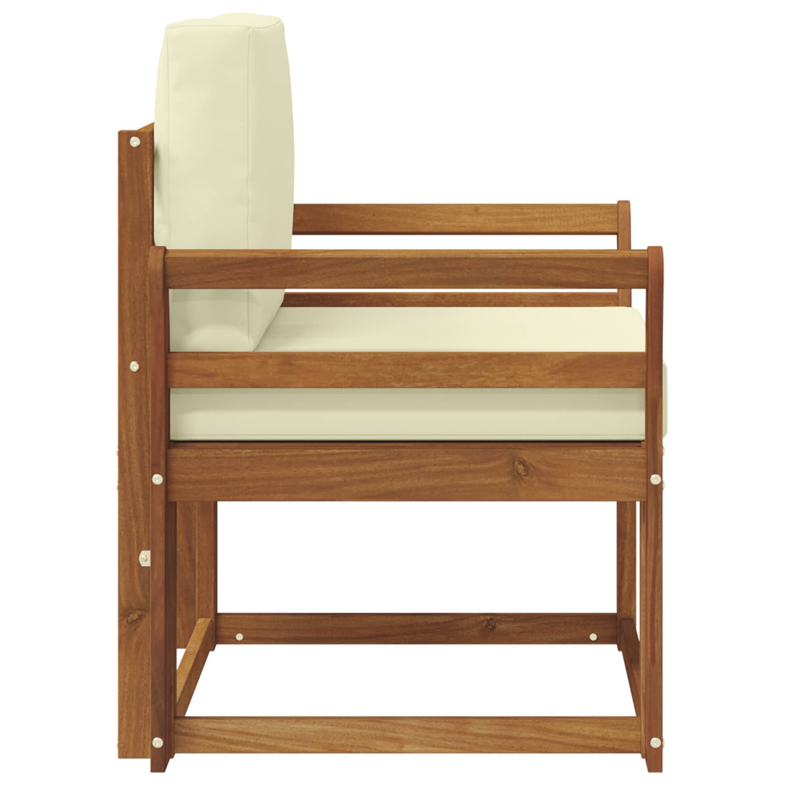 Set de canapele de exterior Lemn de acacia solid și poliester GartenMobel Dekor