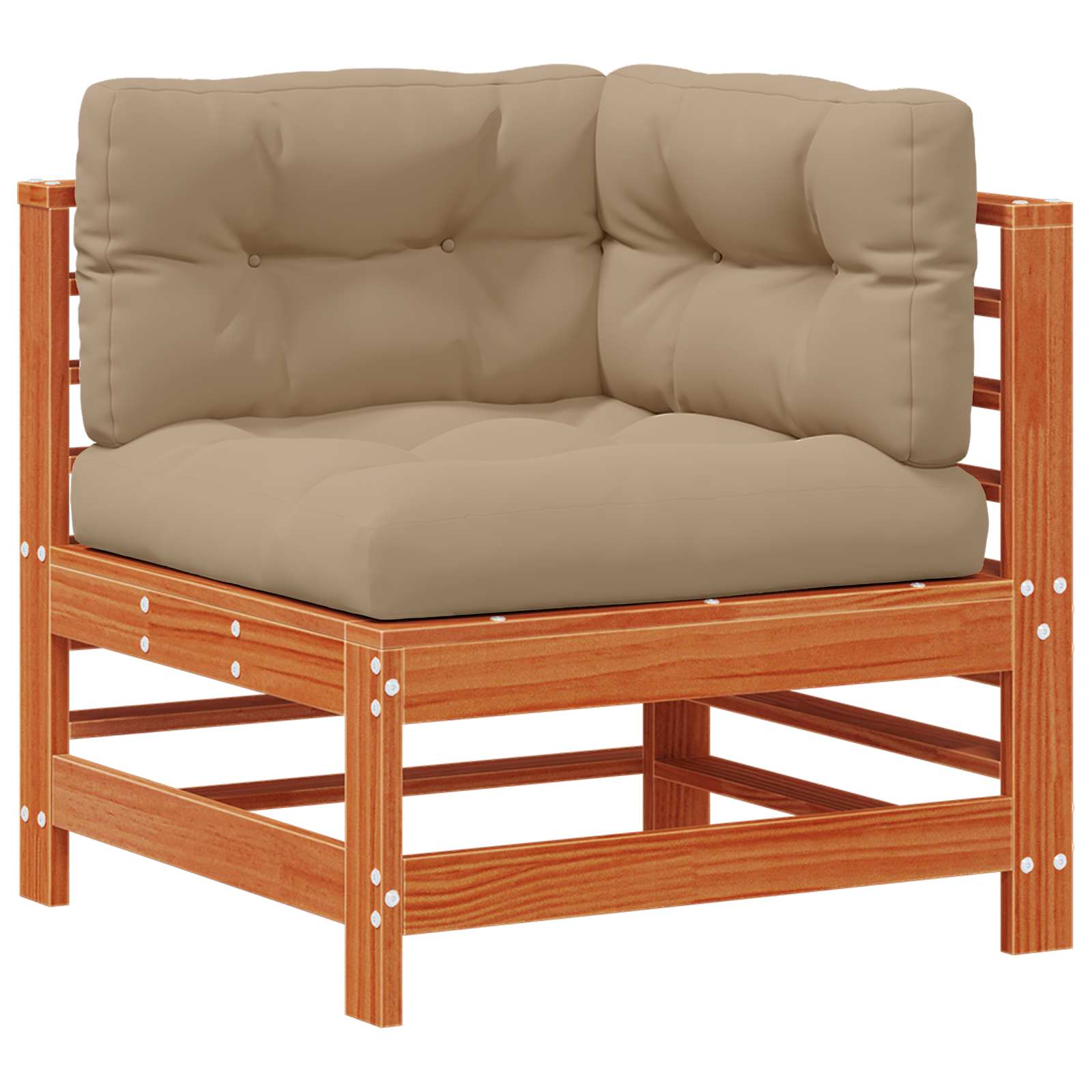 Set de lounge pentru grădină 6 pcs Maro Ceară Lemn masiv de pin GartenMobel Dekor