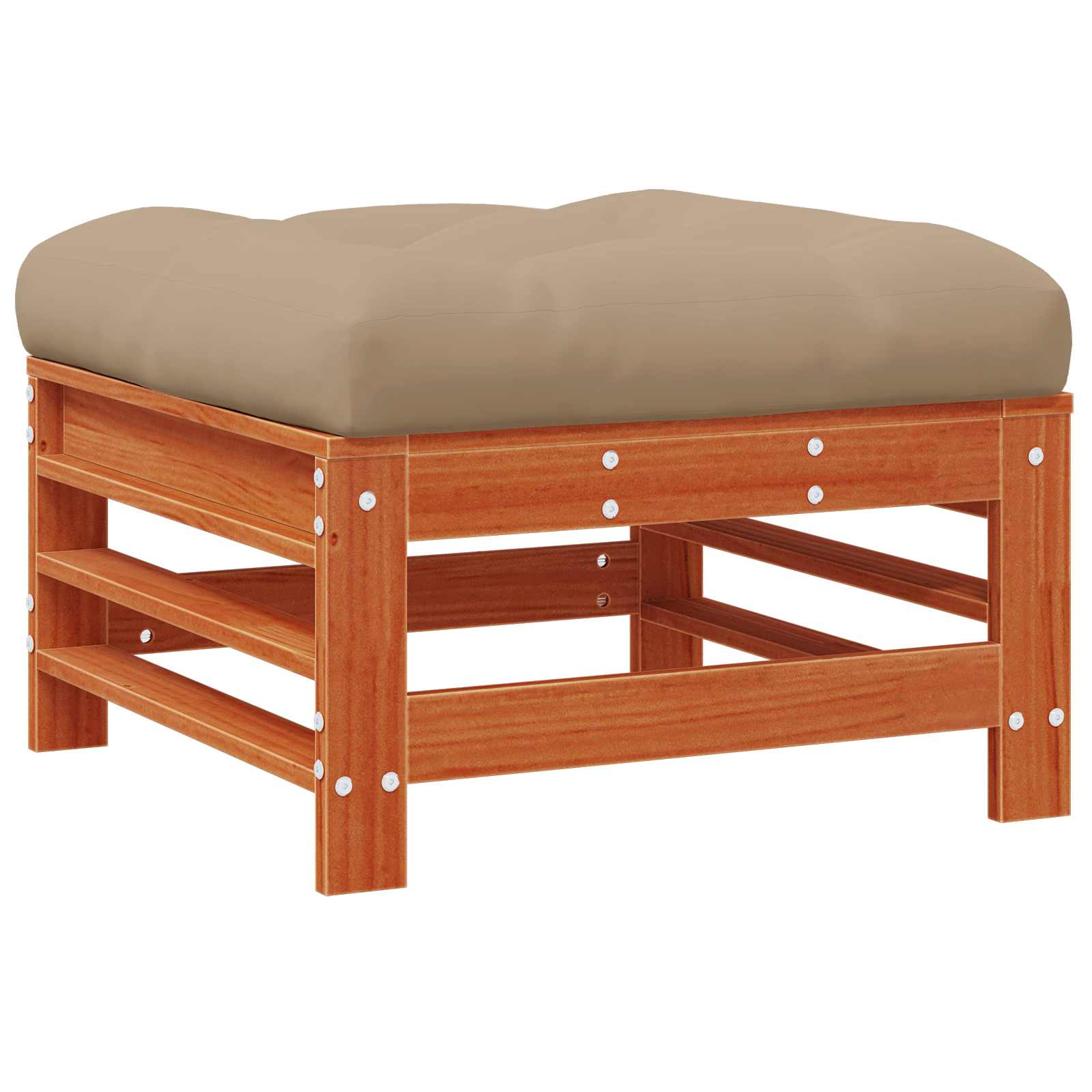 Set de lounge pentru grădină 7 pcs Maro Ceară Lemn masiv de pin GartenMobel Dekor