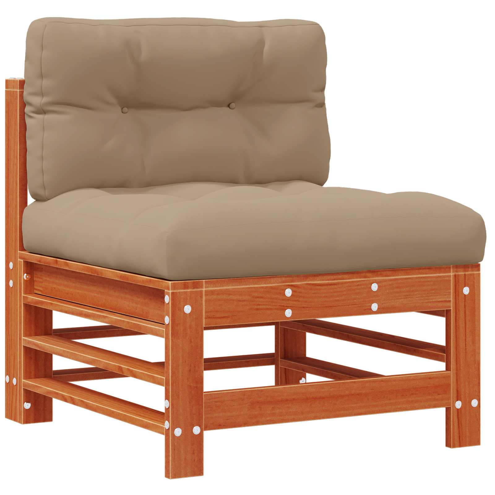 Set de lounge pentru grădină 7 pcs Maro Ceară Lemn masiv de pin GartenMobel Dekor