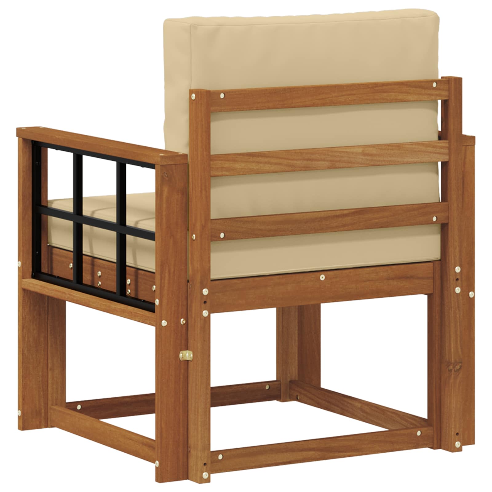 Set de canapele de exterior Lemn de acacia solid și poliester GartenMobel Dekor