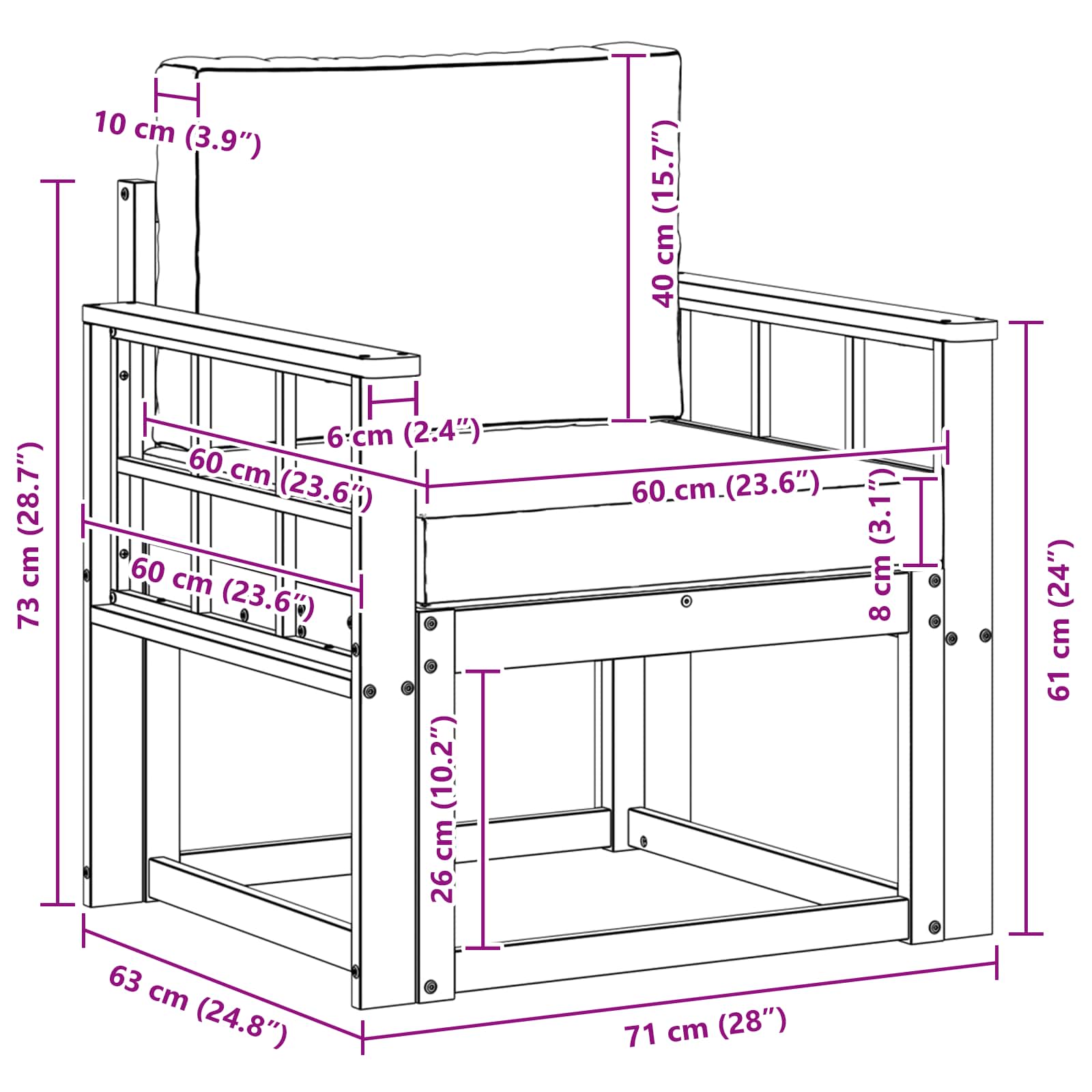 Set de canapele de exterior Lemn de acacia solid și poliester GartenMobel Dekor