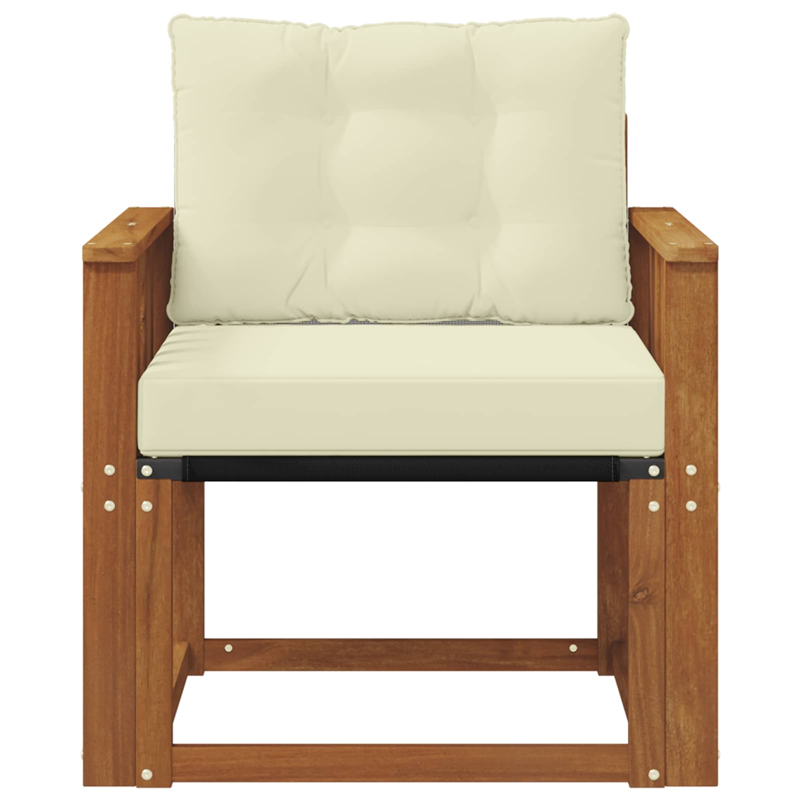 Set de canapele de exterior Lemn solid de Acacia și Textilene GartenMobel Dekor