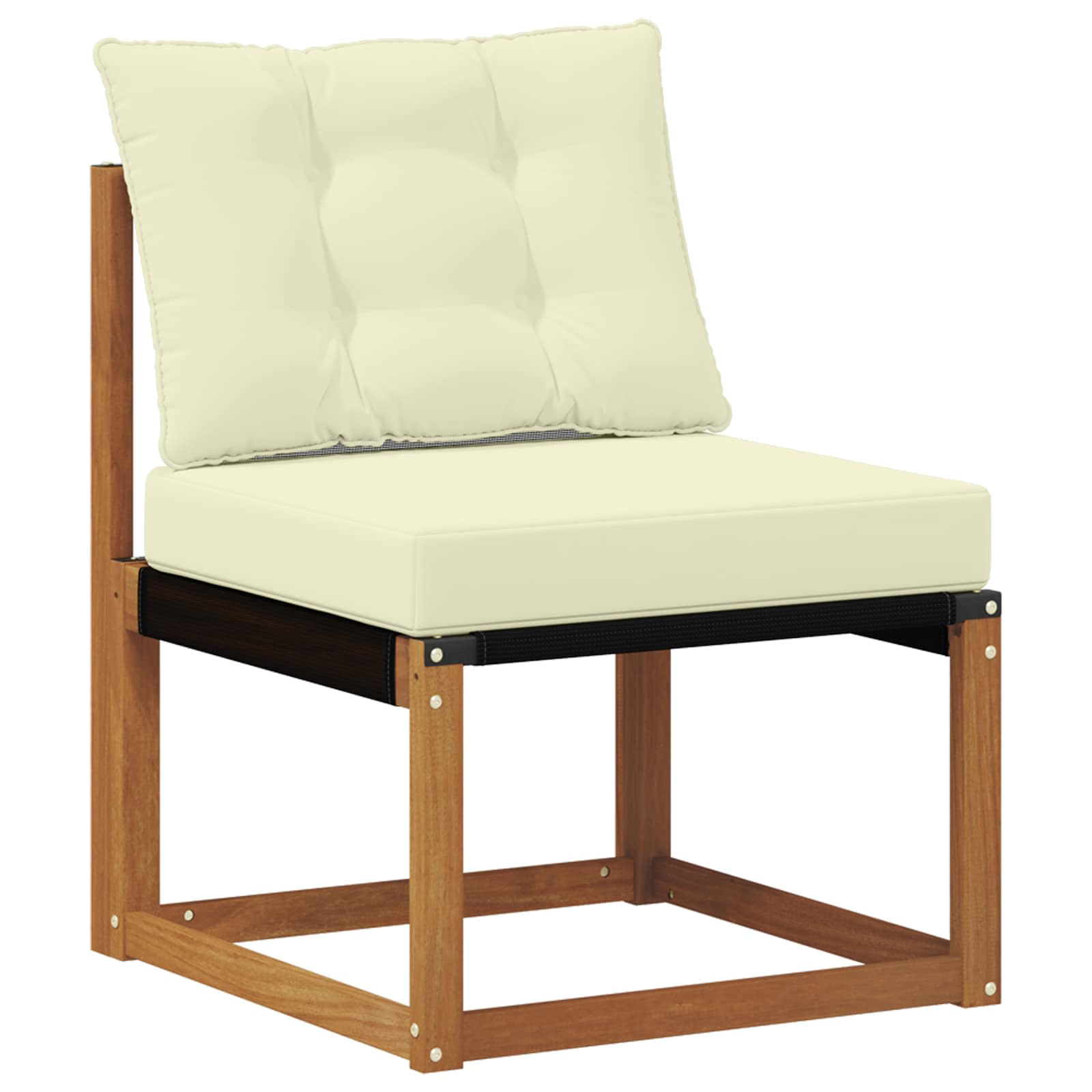 Set de canapele de exterior Lemn solid de Acacia și Textilene GartenMobel Dekor