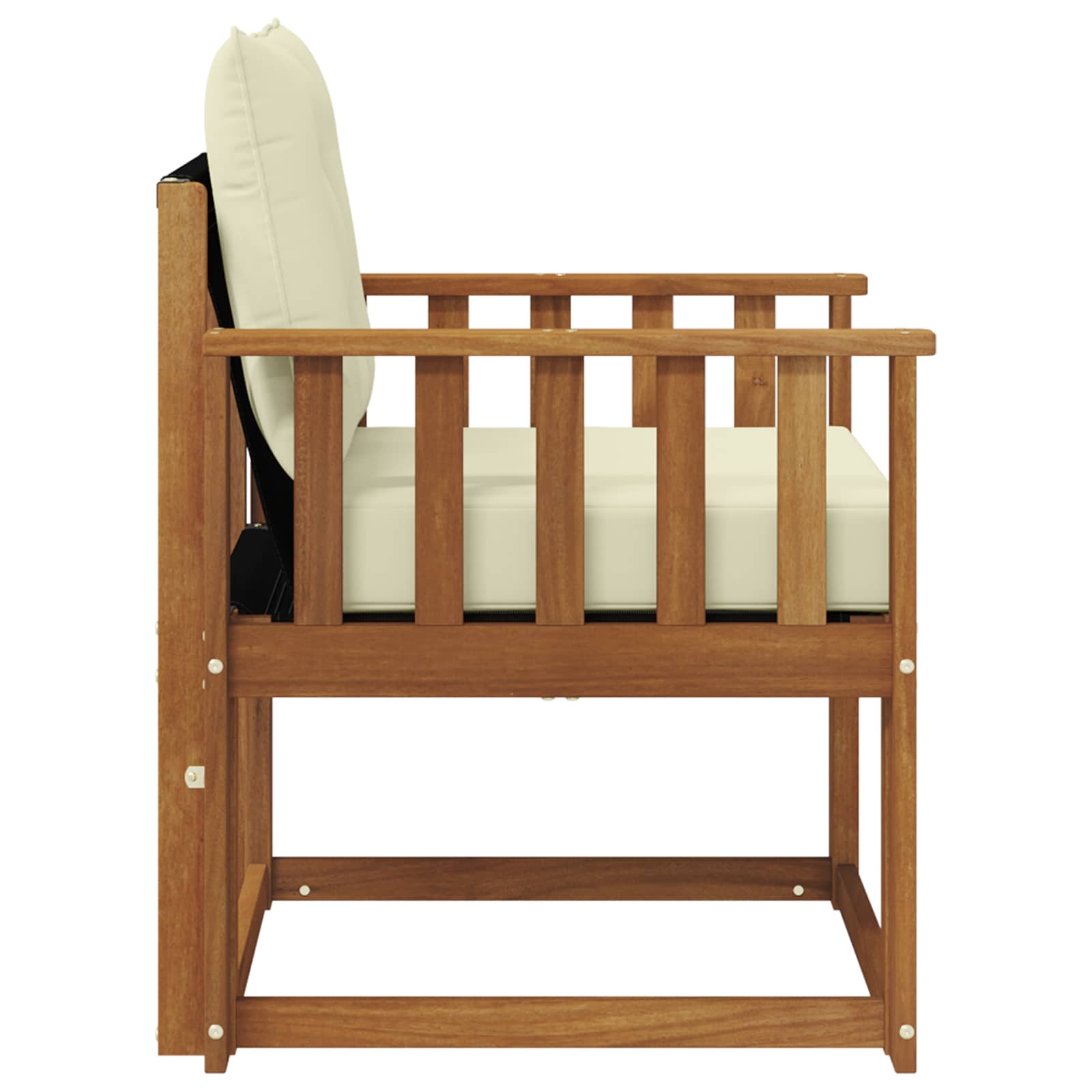 Set de canapele de exterior Lemn solid de Acacia și Textilene GartenMobel Dekor