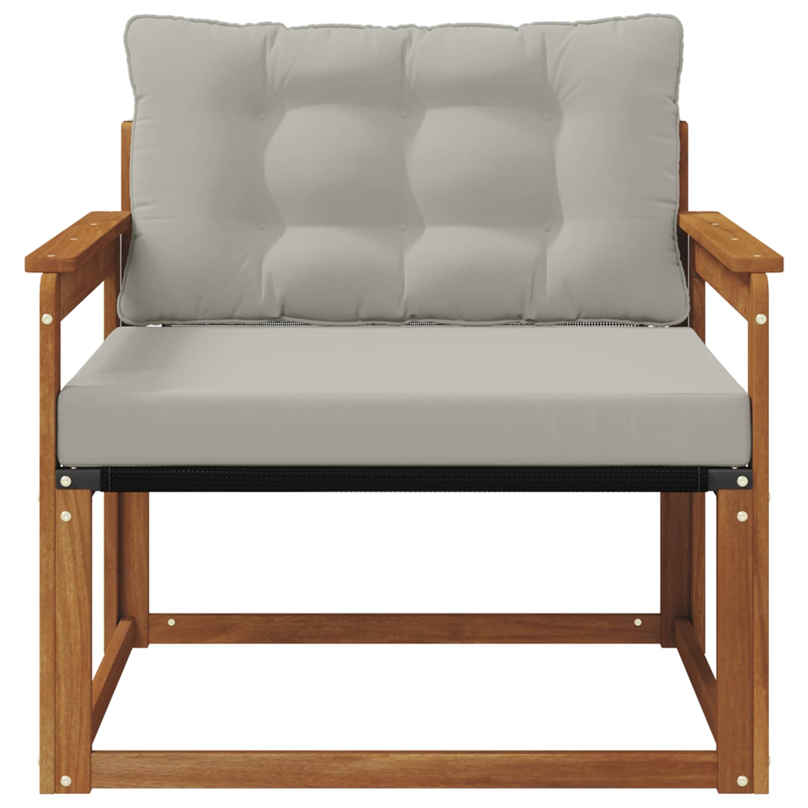 Set de canapele de exterior Lemn solid de Acacia și Textilene GartenMobel Dekor