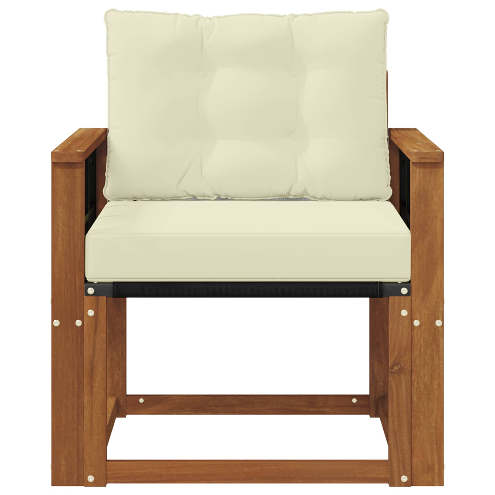 Set de canapele de exterior Lemn solid de Acacia și Textilene GartenMobel Dekor