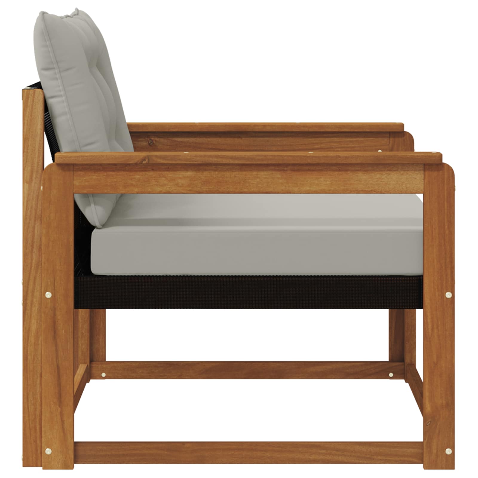 Set de canapele de exterior Lemn solid de Acacia și Textilene GartenMobel Dekor