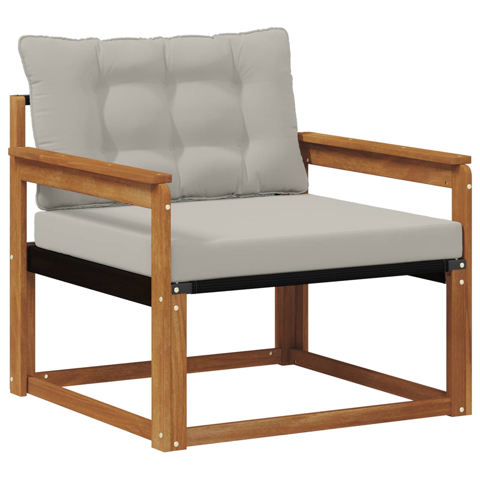 Set de canapele de exterior Lemn solid de Acacia și Textilene GartenMobel Dekor