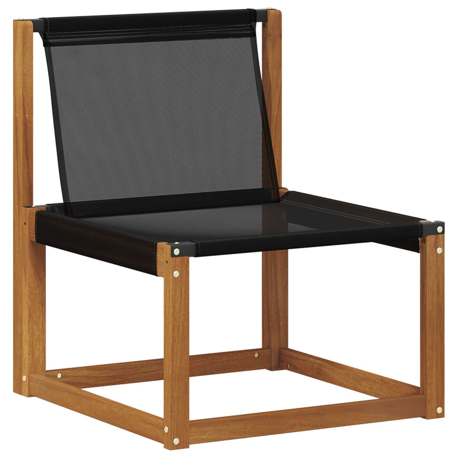 Set de canapele de exterior Lemn solid de Acacia și Textilene GartenMobel Dekor