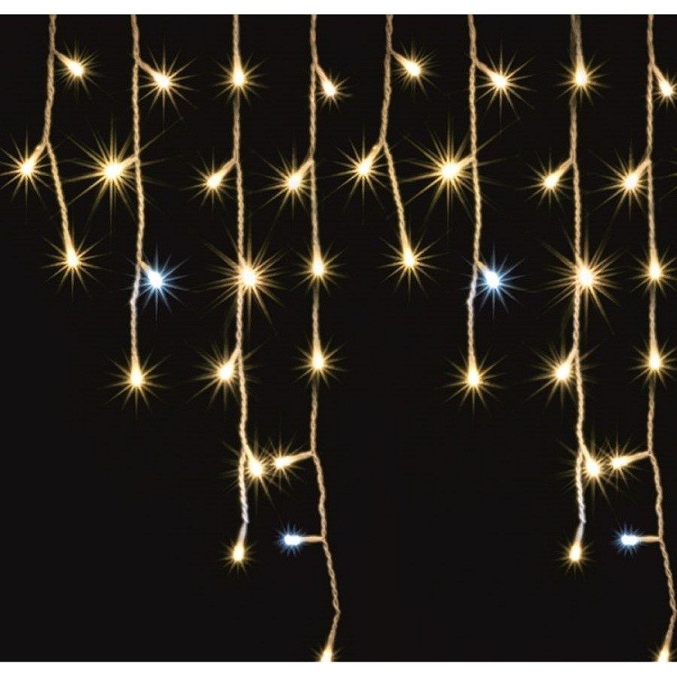 Ghirlandă decorativă luminoasă „Flori de gheață”, 5 m, 300 LED, pentru exterior