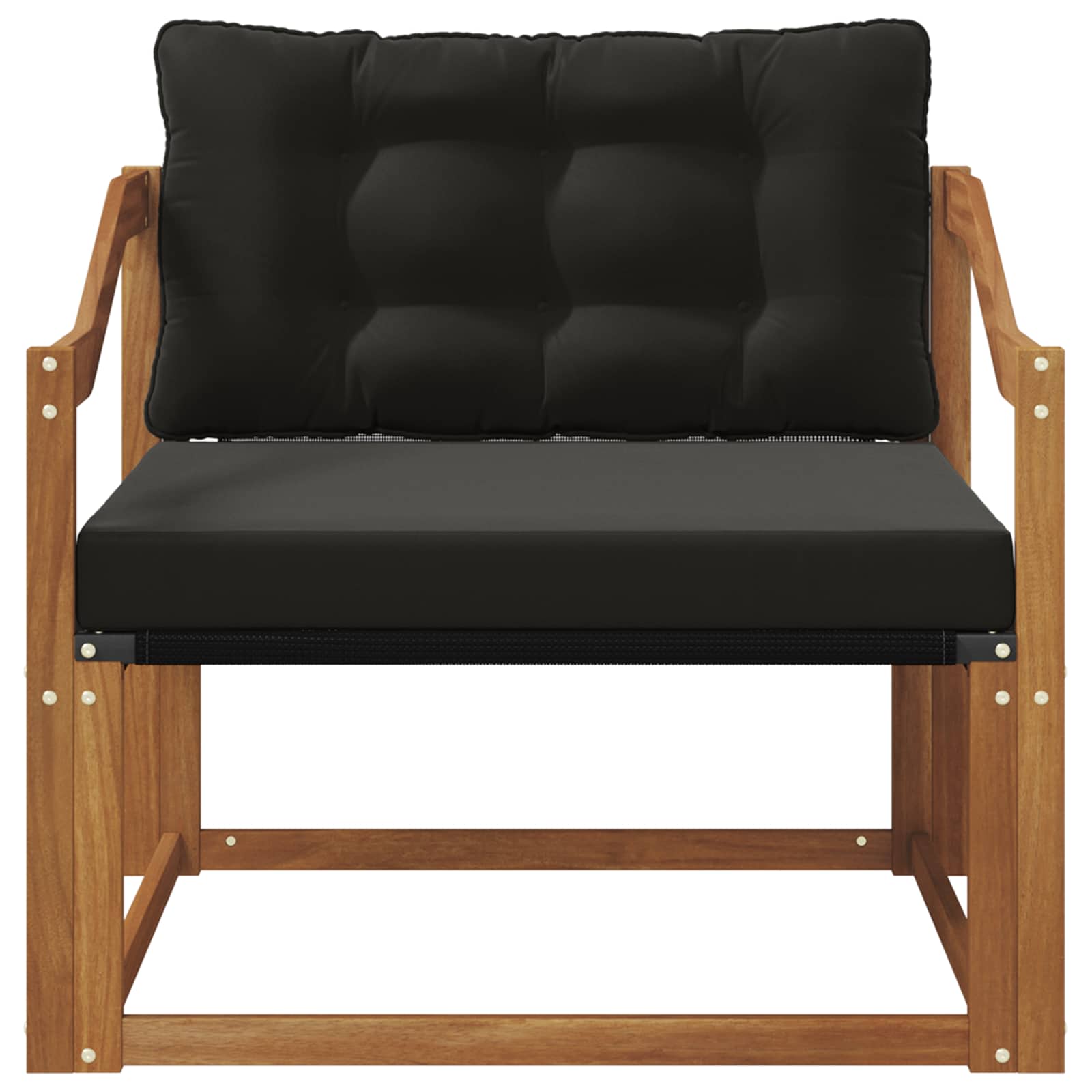 Set de canapele de exterior Lemn solid de Acacia și Textilene GartenMobel Dekor