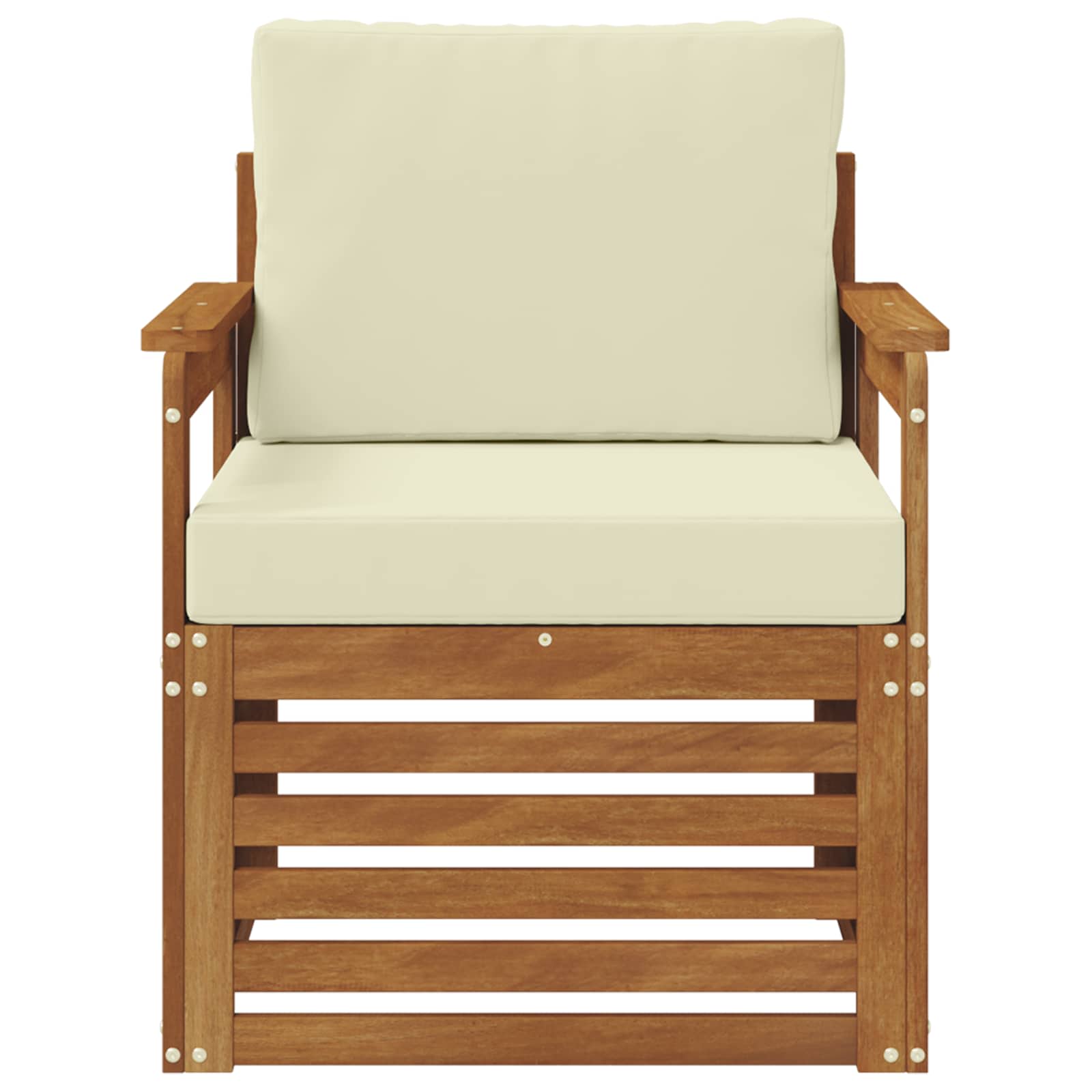 Set de canapele de exterior cu pernă natural 71 x 63 x 73 cm GartenMobel Dekor