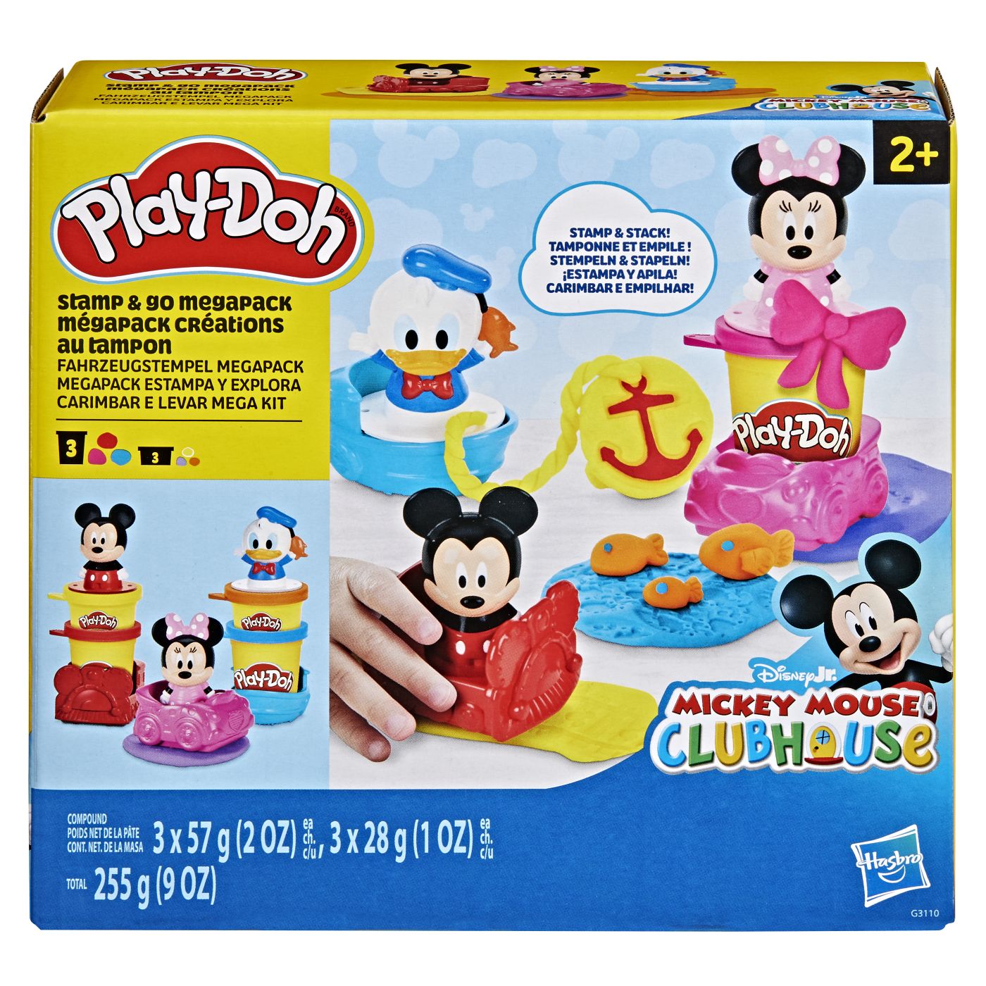 PLAY DOH CLUBUL LUI MICKEY MOUSE SET STAMPILEAZA SI PLEACA MEGAPACK SuperHeroes ToysZone