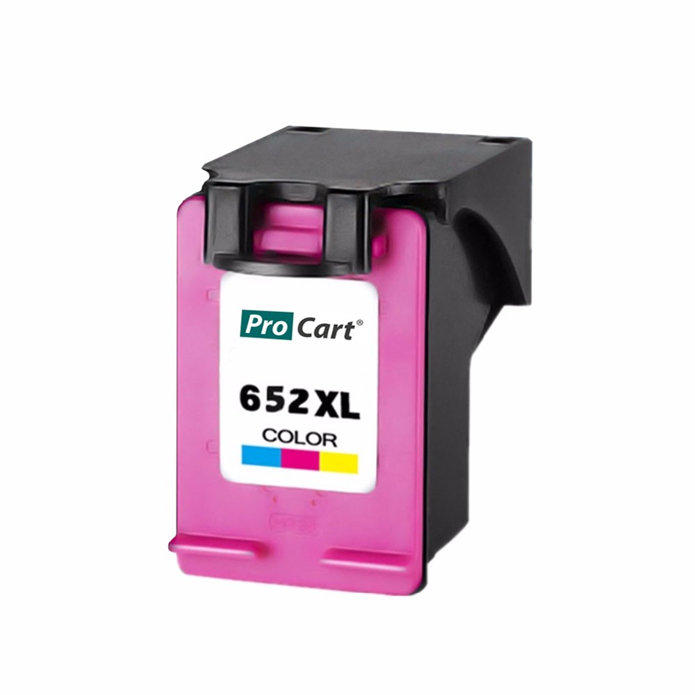 Cartuș compatibil HP 652XL tricolor, capacitate mare 21 ml, ProCart