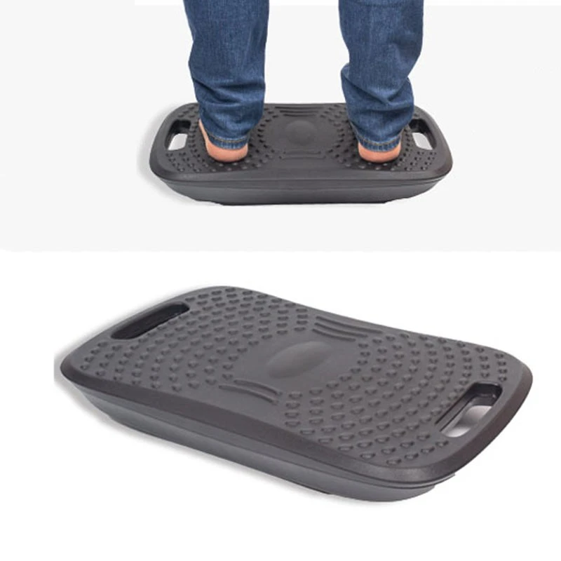 Suport ergonomic pentru picioare cu balans, texturat, pentru birou/standing desk, 51,5 cm
