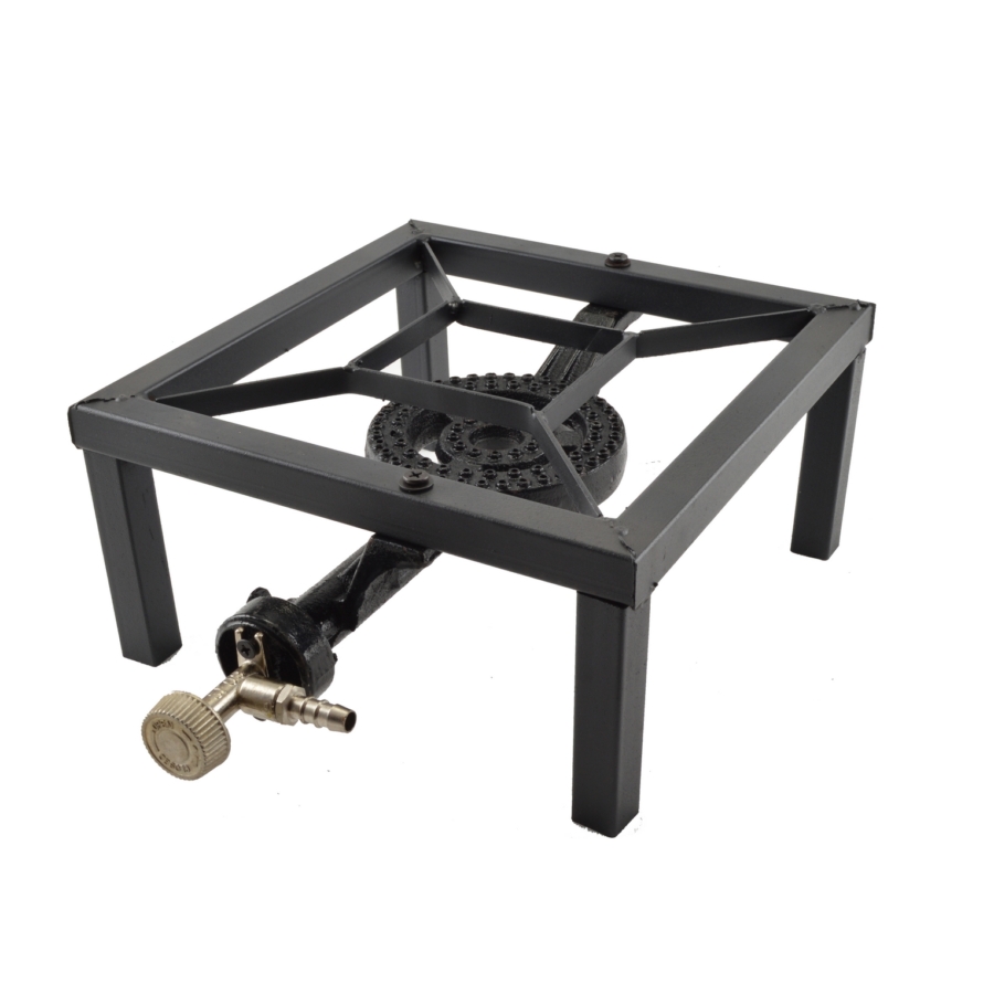 Arzător pe gaz din fontă cu suport metalic, 3 kW, Perfect Home SGB-01