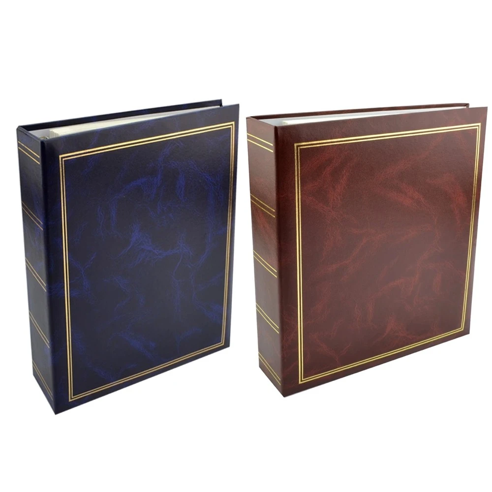 Album foto autoadeziv clasic 23x28 cm, 50 pagini, copertă eco albastră