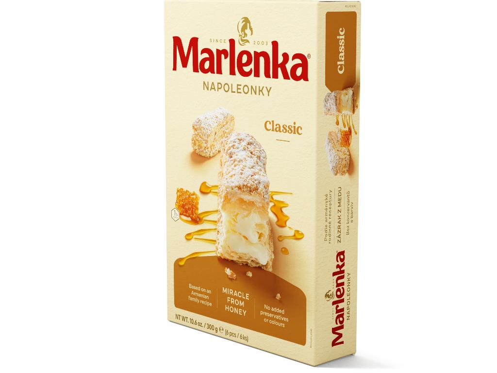 Napoleonky Marlenka Classic 300g – desert cu miere și cremă fină