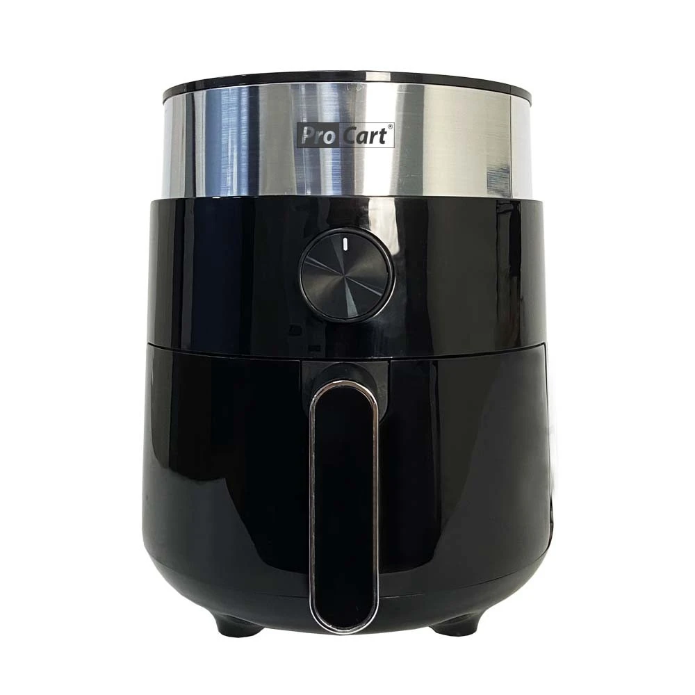 Friteuză cu aer cald ProCart AirFryer 1200W, 2.5L, display digital LED, negru-gri
