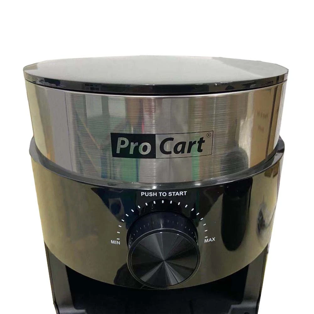 Friteuză cu aer cald ProCart AirFryer 1200W, 2.5L, display digital LED, negru-gri