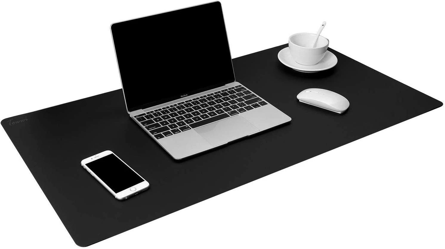 Mouse pad gaming XXL 70x30 cm, textil, baza anti-alunecare, negru