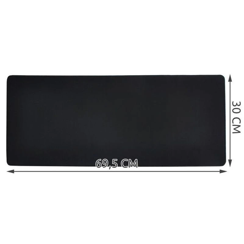 Mouse pad gaming XXL 70x30 cm, textil, baza anti-alunecare, negru
