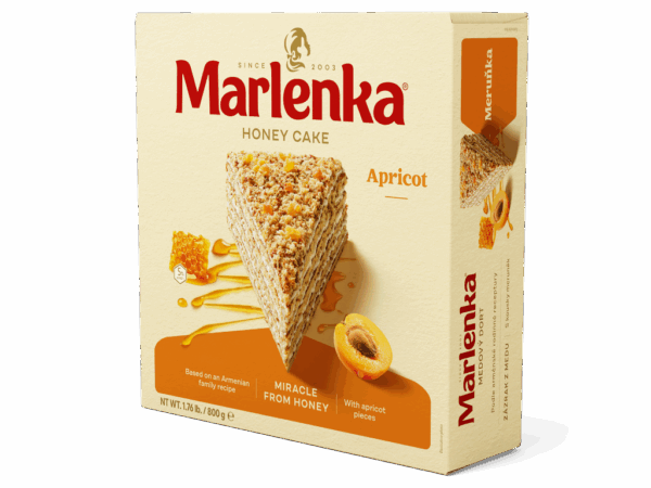 Tort Marlenka cu miere si caise, desert premium pentru ocazii speciale, 800 g