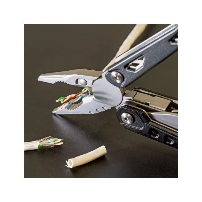 Clește multifuncțional 18 în 1 pliabil, cu 9 biți și husă pentru curea Handyone