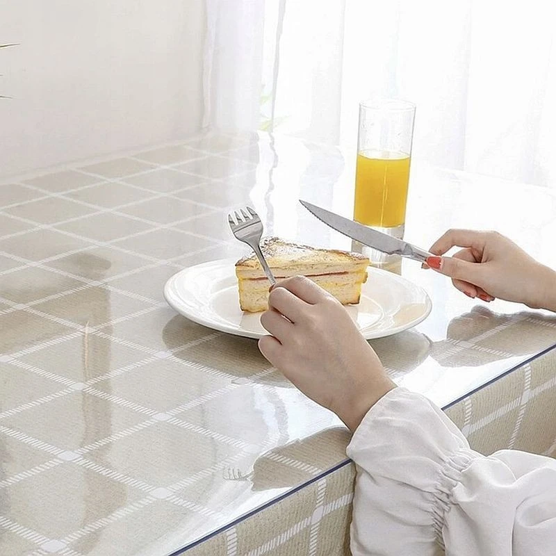 Protecție PVC transparentă pentru birou și mobilier, 1,5 mm, 120x90 cm