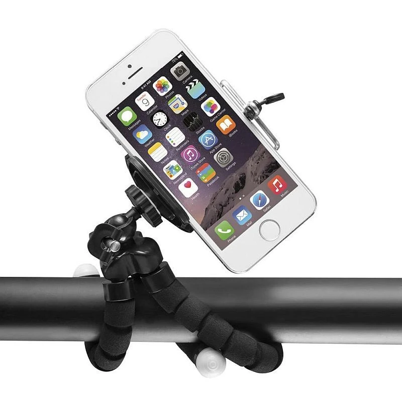 Mini trepied flexibil pentru telefon si camera, compact, cu 3 brate antiderapante