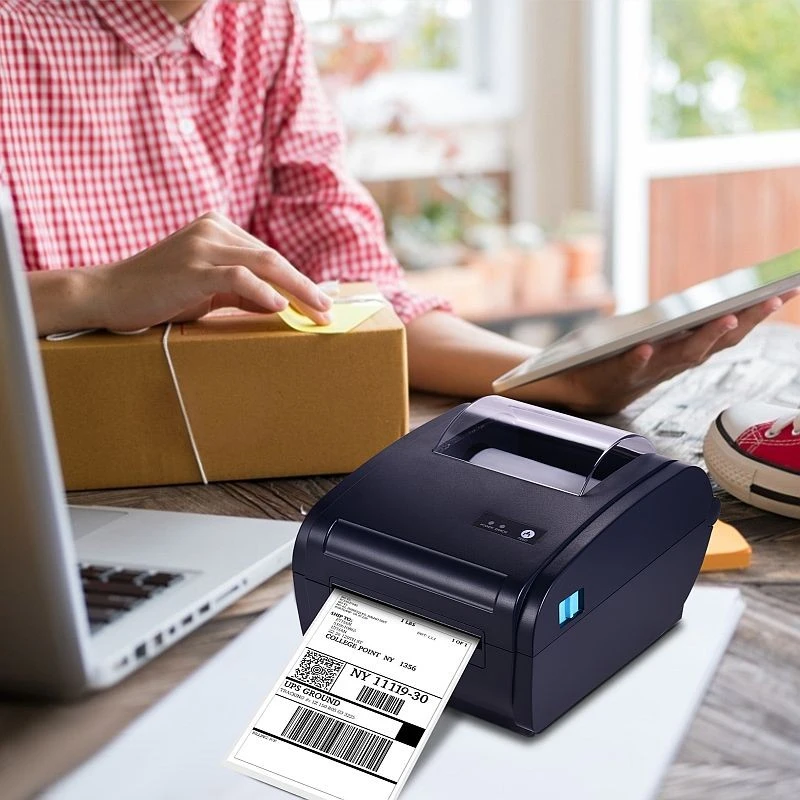 Imprimantă termică pentru AWB-uri 110 mm cu USB/LAN/Wi‑Fi, 160 mm/s, Windows/Android/iOS