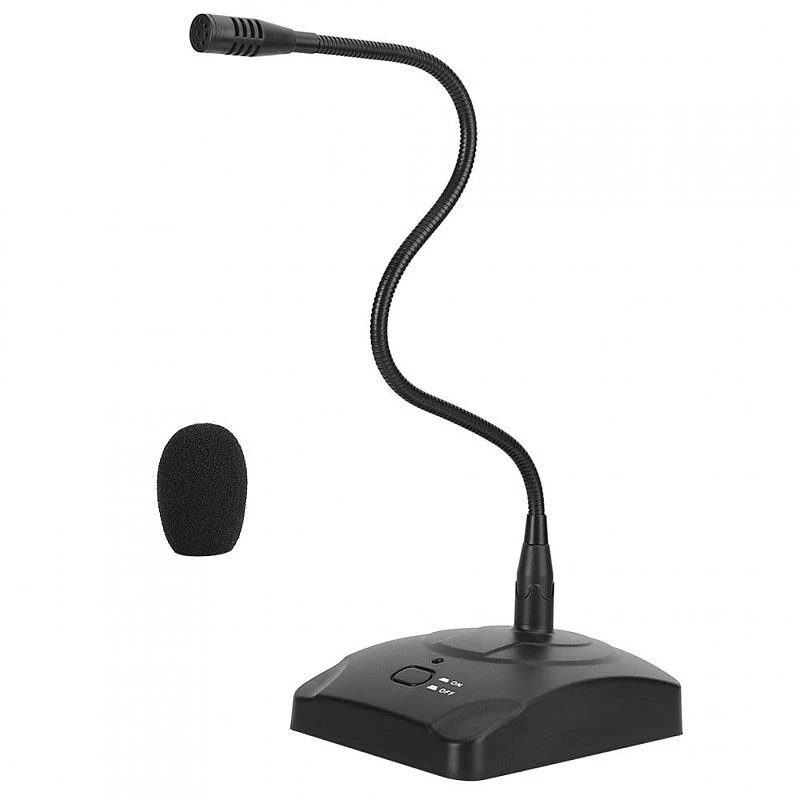 Microfon de masă profesional Procart XLR cardioid, LED, cablu detașabil 5 m