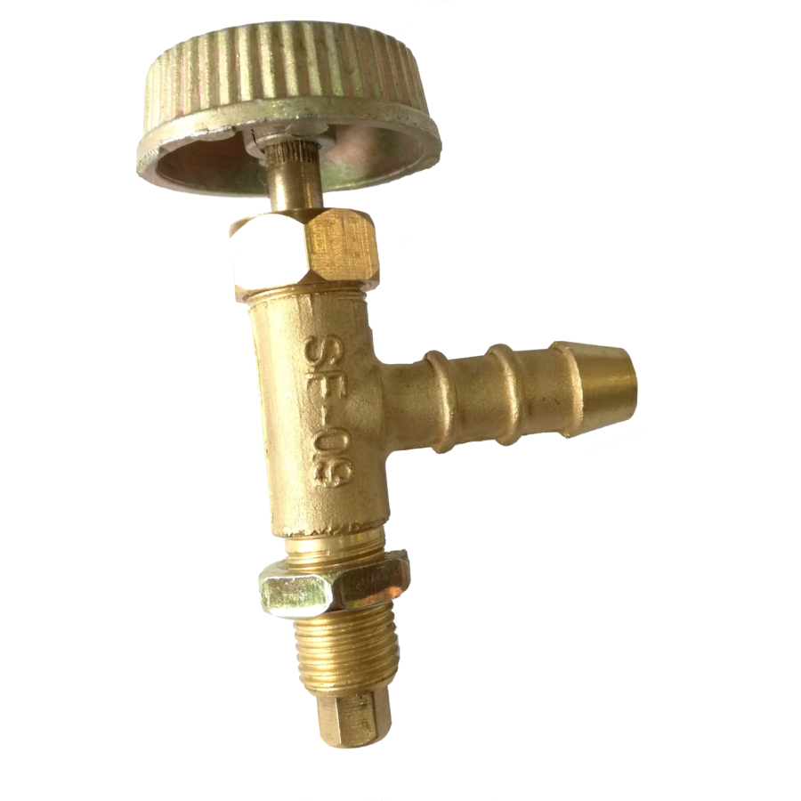 Supapă pentru arzător pe gaz Perfect Home din metal, reglaj flacără