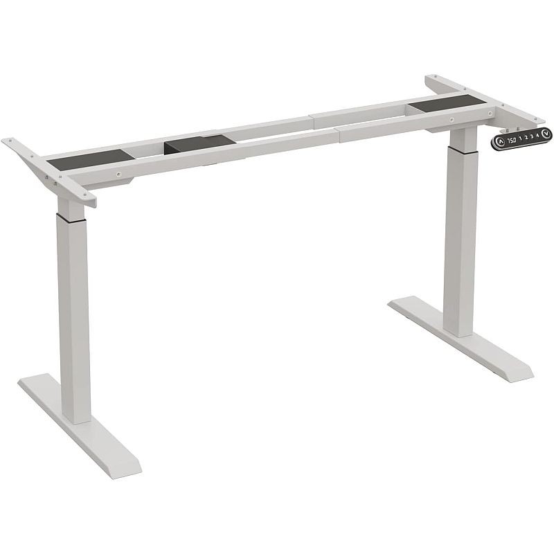 Cadru de birou electric cu dublu motor, reglaj pe inaltime 64–129 cm, 4 memorii