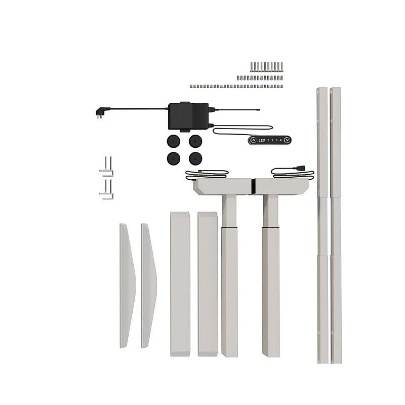 Cadru de birou electric cu dublu motor, reglaj pe inaltime 64–129 cm, 4 memorii