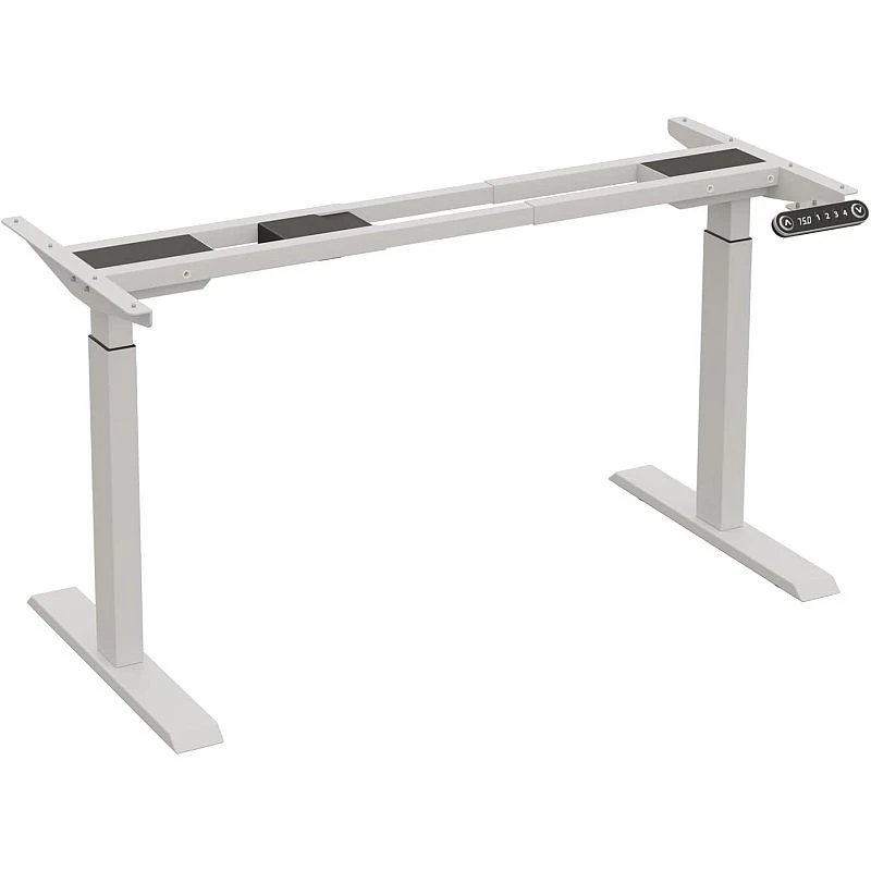 Cadru de birou electric cu dublu motor, reglaj pe inaltime 64–129 cm, 4 memorii