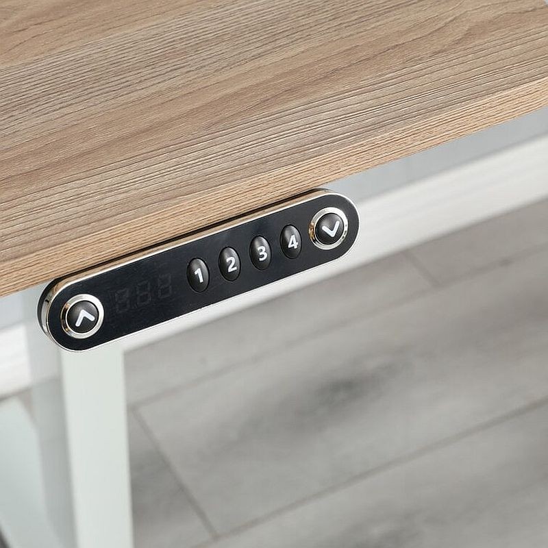 Cadru de birou electric cu dublu motor, reglaj pe inaltime 64–129 cm, 4 memorii