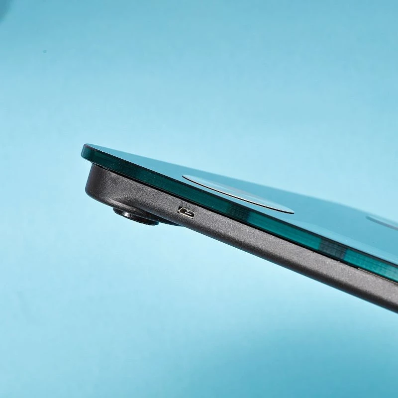 Cantar corporal smart Bluetooth cu analiza IMC, 180 kg, sticla securizata